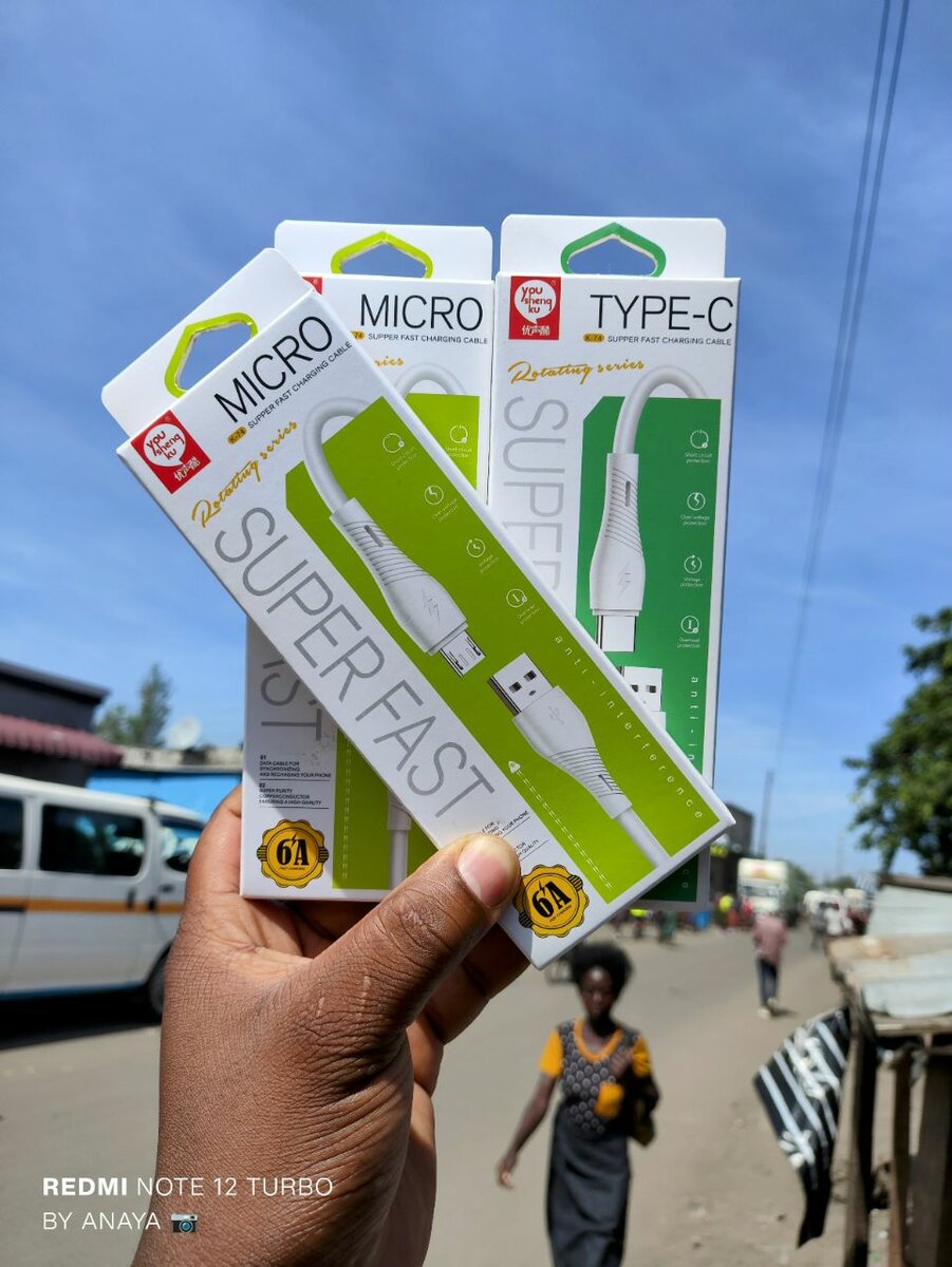 6A Super Fast Data Cables Type C & Micro Normal