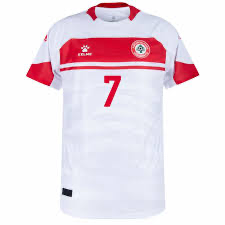 Maillot de Football Blanc et Rouge