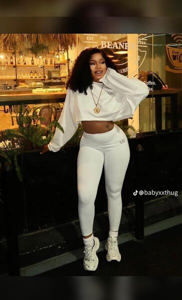 Ensemble sport femme blanc