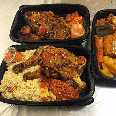 Poulet Grillé avec attieke