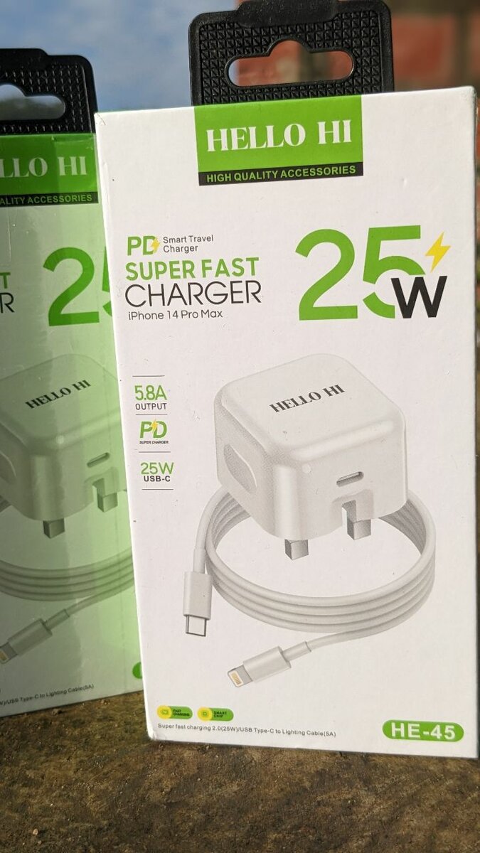 iphone original fast chargers