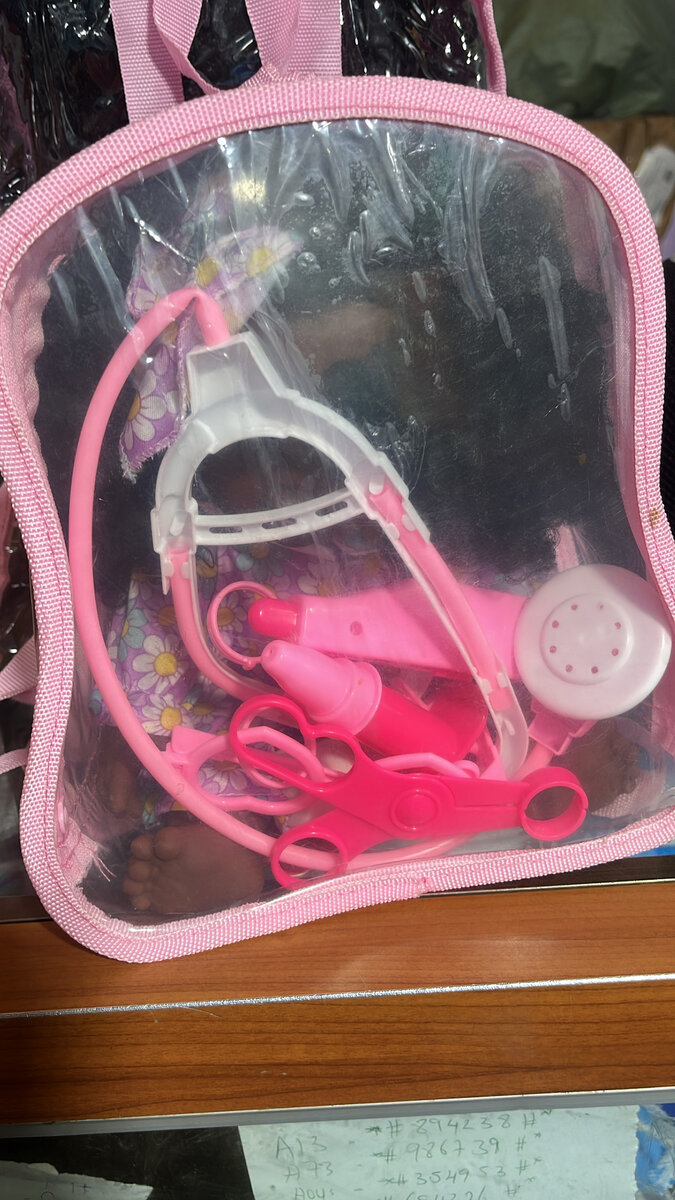 Doll with Doctor Play Set