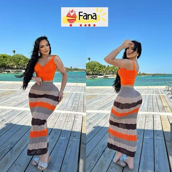 Ensemble d'été en maille