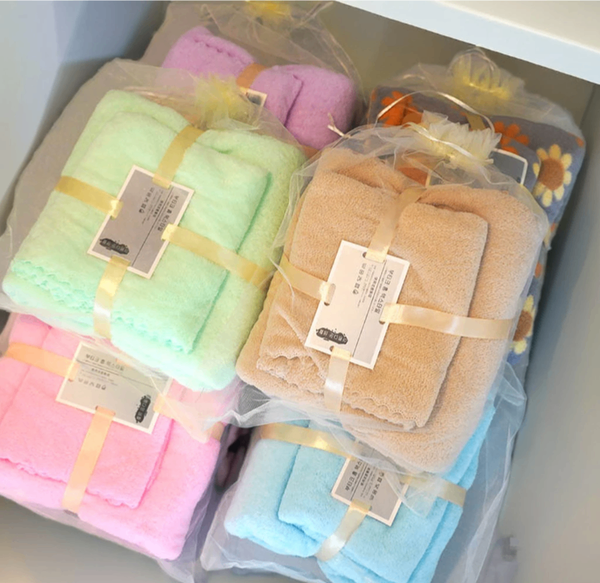 Serviettes Douces Multicolores