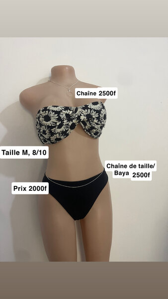 Floral Strapless Bikini Set