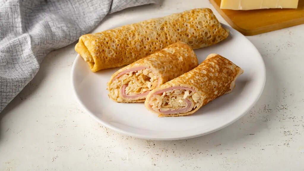 Crêpes aux jambons