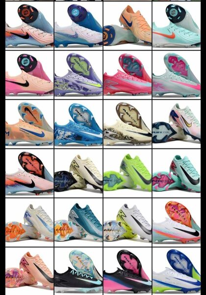 Chaussures de foot colorées
