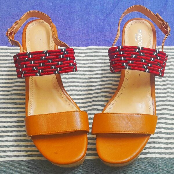 MIGATO GREECE Compensées cuir