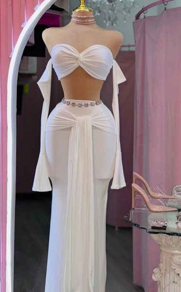 Robe Deux Pièces Élegante Femme