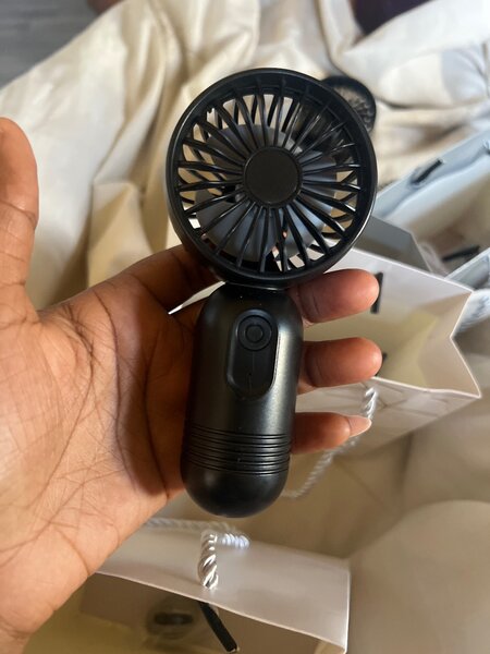 portable handheld fan