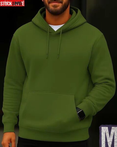 Hoodie vert décontracté