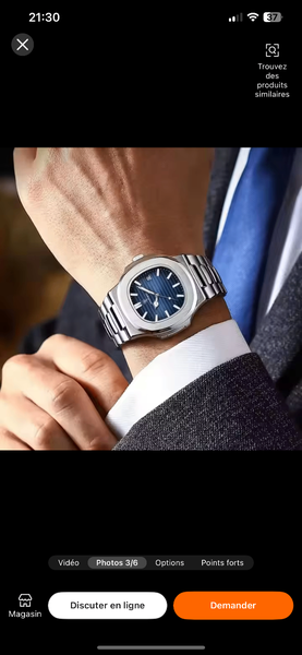 Montre en Acier POEDAGAR