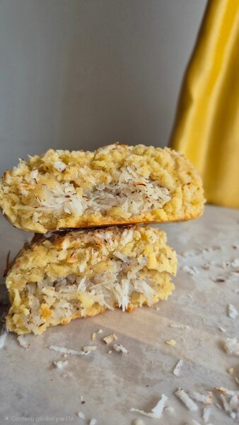 Biscuits à la noix de coco tendre