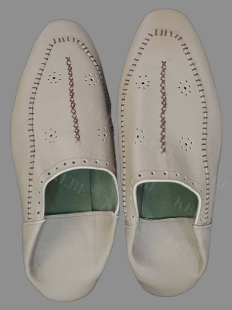 Babouche en cuir