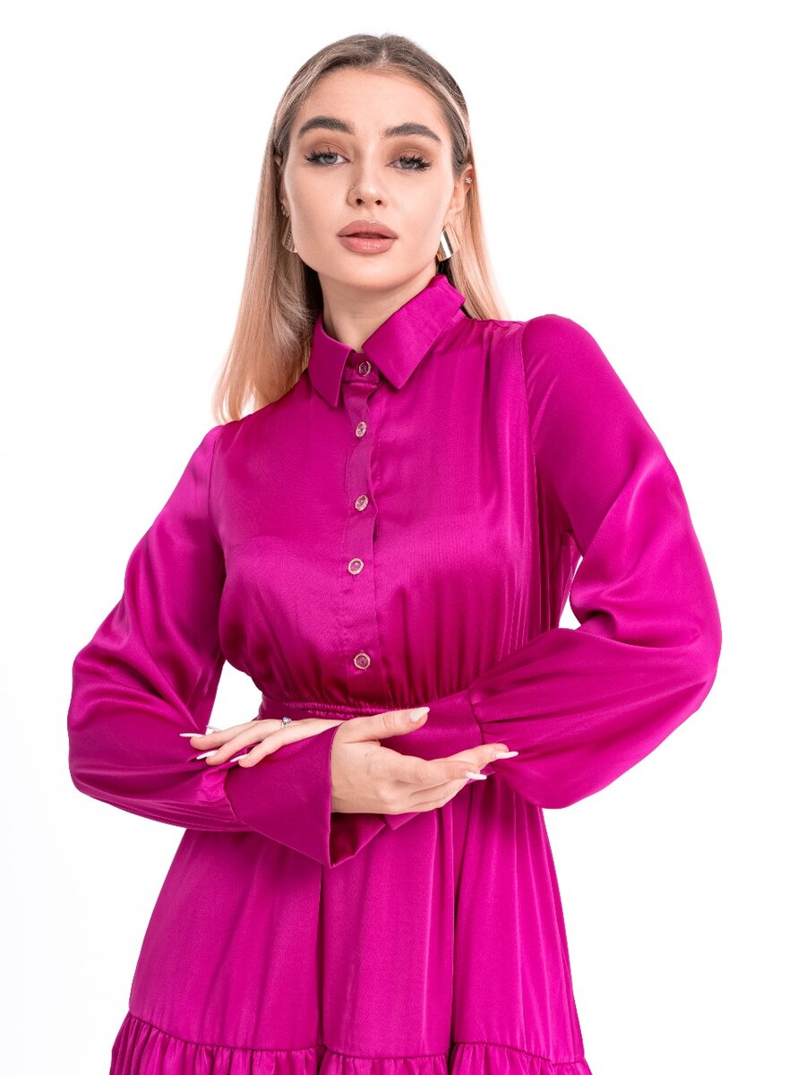 Шелковое весеннее платье шикарного качества для милых дам