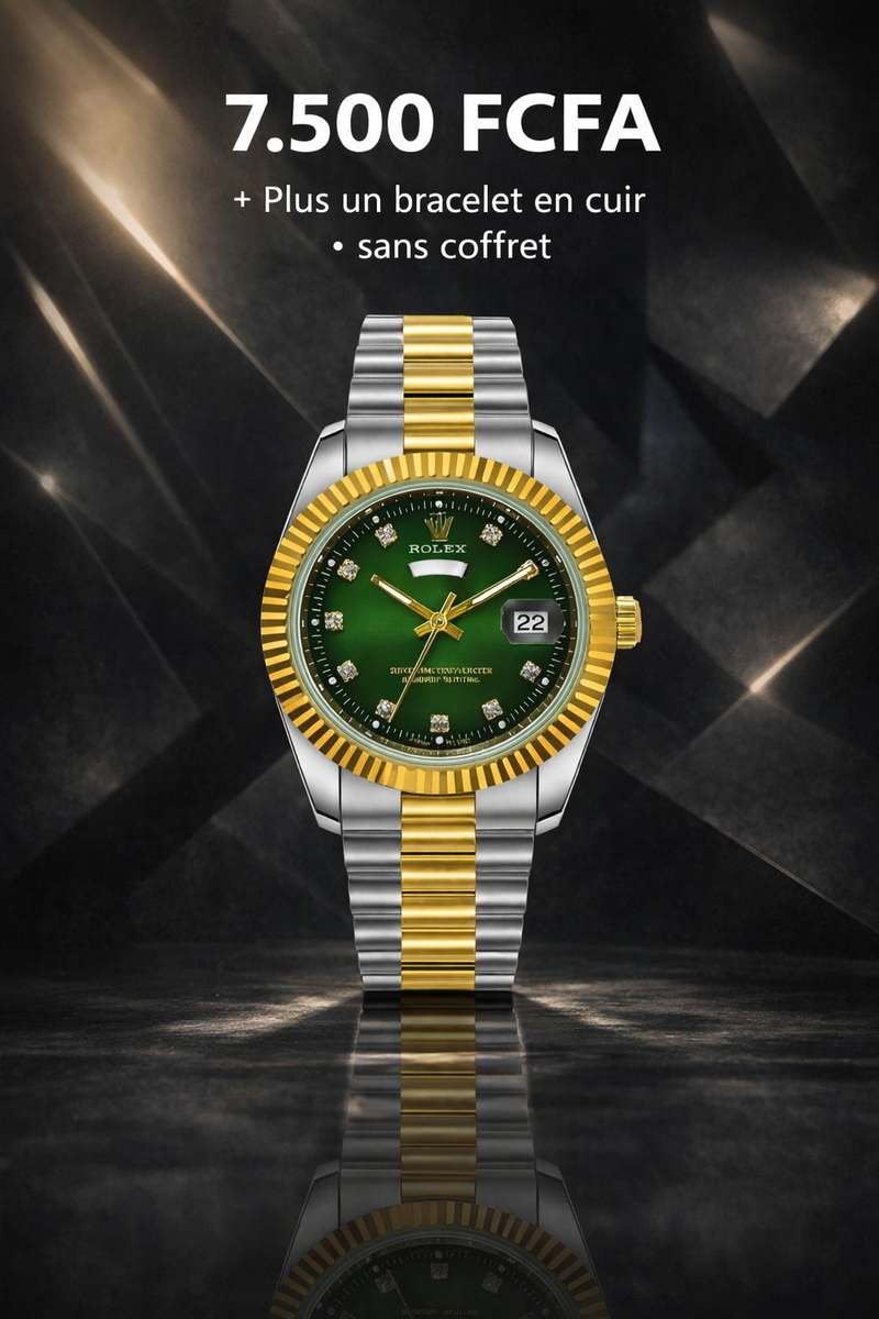 Montre Élegante Bicolore