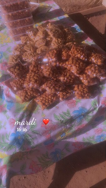 Snacks croquants assortis