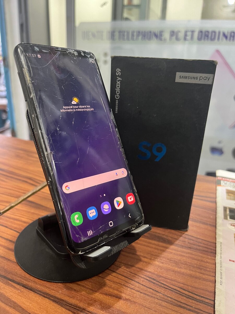 Samsung s 9 64gb avec carton