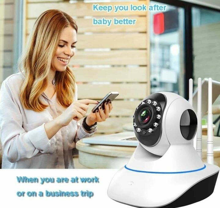 Caméra de Surveillance Wi-Fi Panoramique