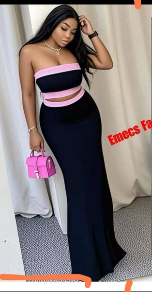 Robe longue bustier élégante