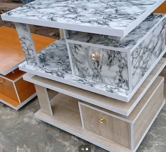 Meuble TV en marbre élégant