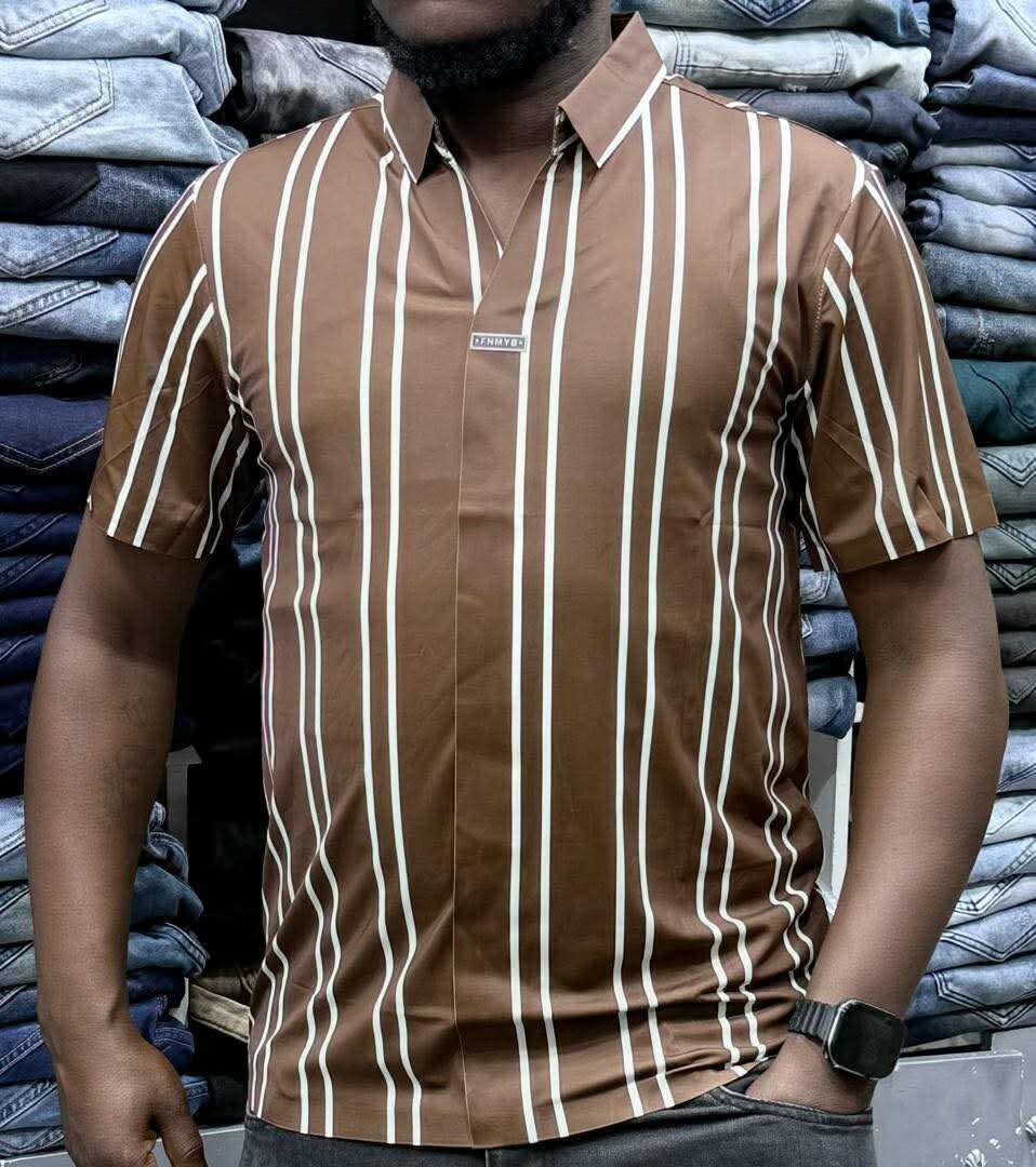 Chemise rayée homme élégante