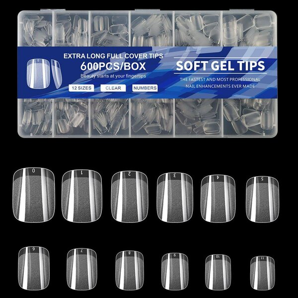 Xtra short square nails