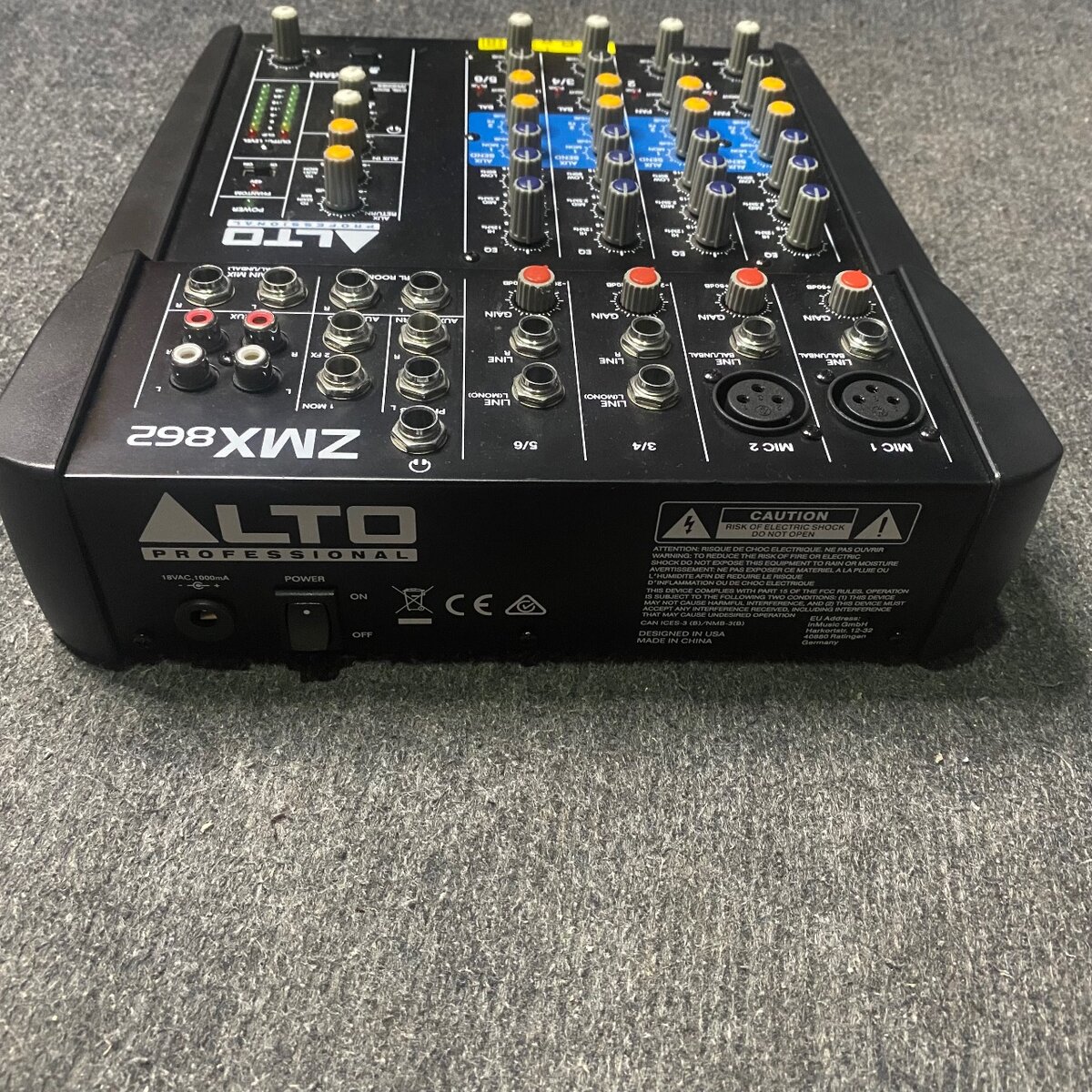 ZMX 862 6-channel Mixer by Alto Professional