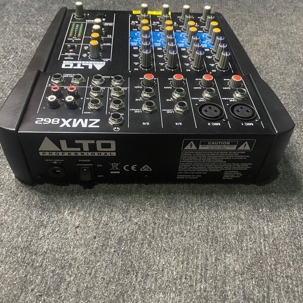 ZMX 862 6-channel Mixer by Alto Professional
