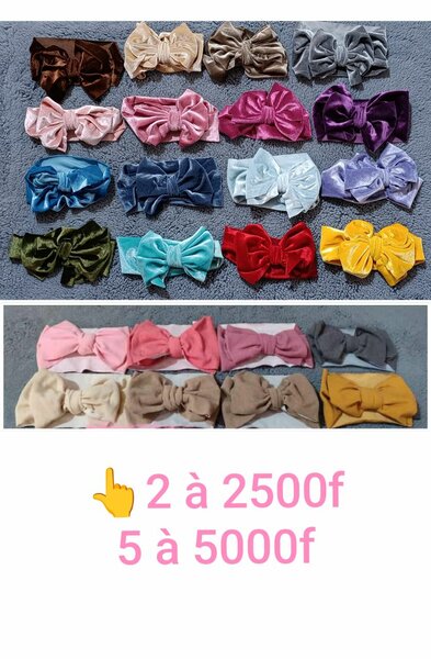 Bandeaux Bébé Velours