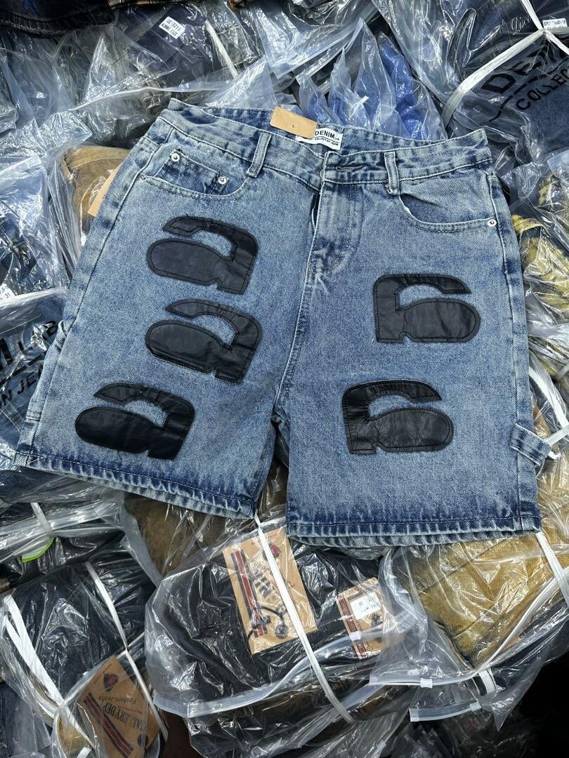 Denim shorts