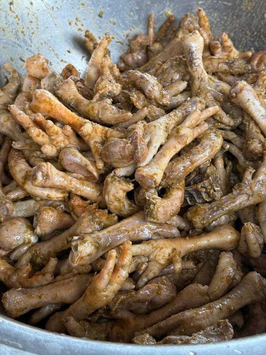 Pâte de poulet sauté attieke