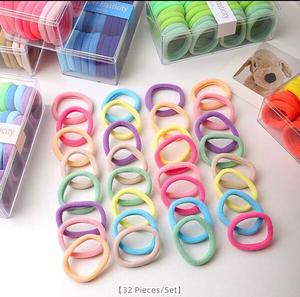 Élastiques à cheveux colorés