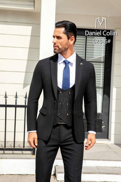 QUALITY DANIEL COLLIN 3PCS SUIT