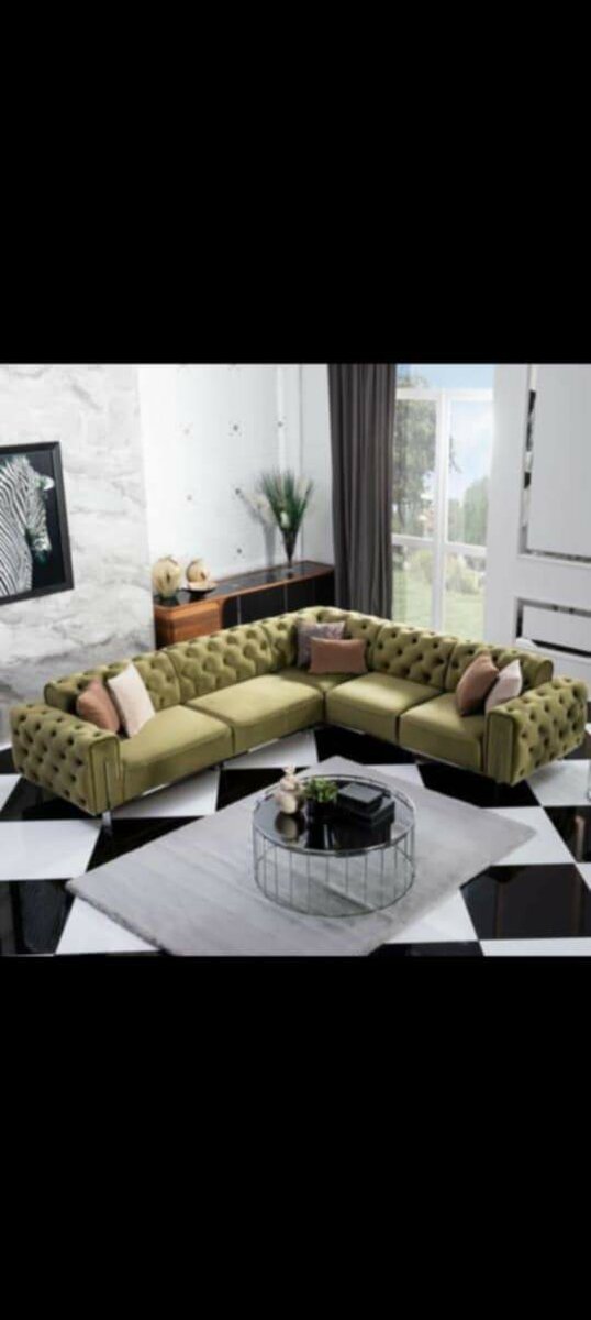 Canapé d'angle moderne luxe