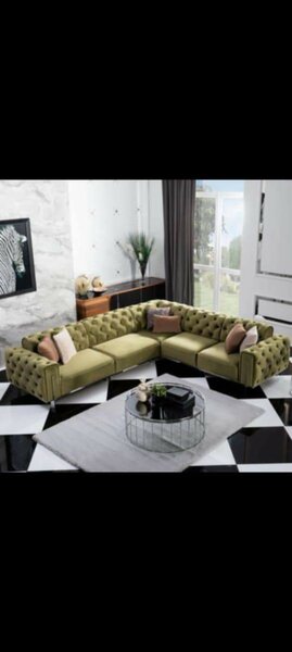 Canapé d'angle moderne luxe