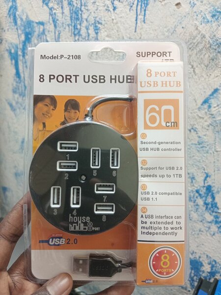 Hub USB 8 ports haute vitesse