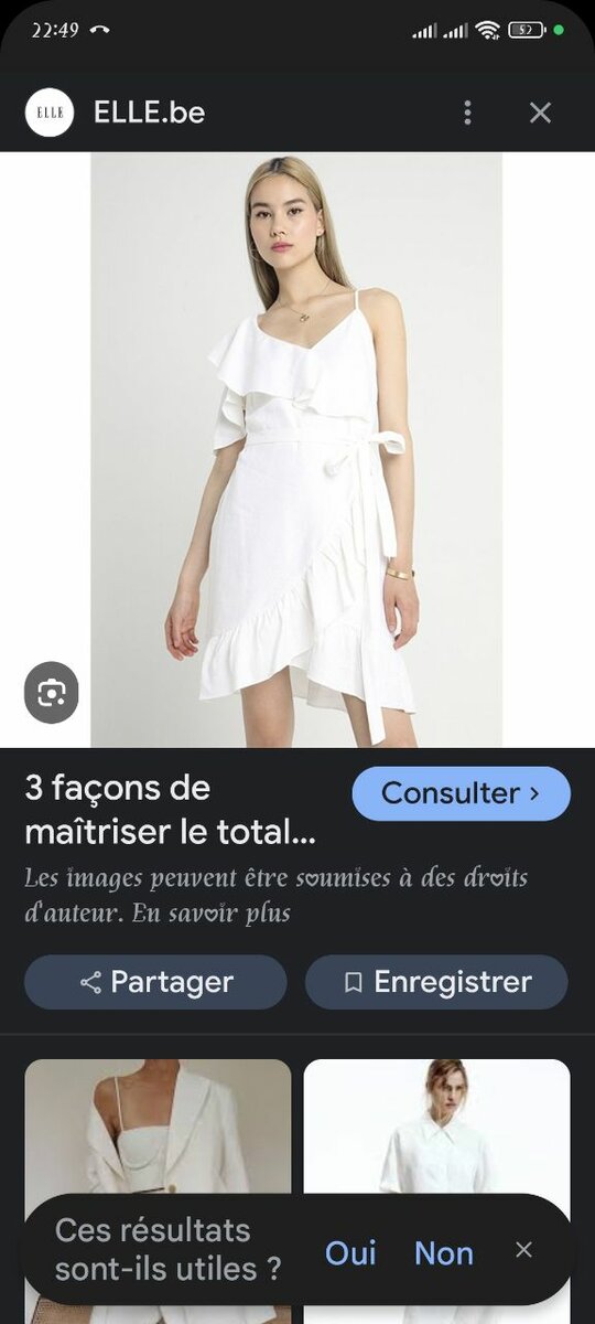 Robe élégante femme