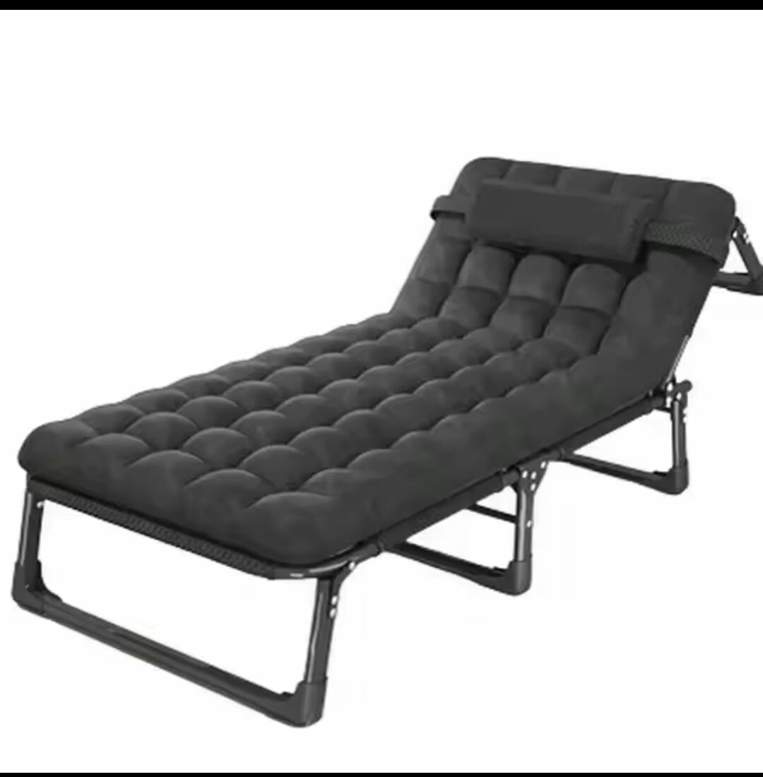 Lit pliable confortable camping avec matelas