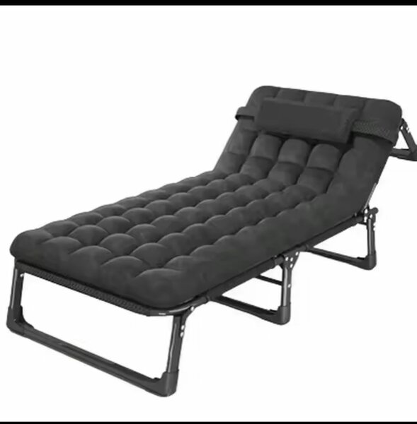 Lit pliable confortable camping avec matelas