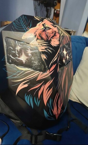 Sac à dos rigide LED graffiti