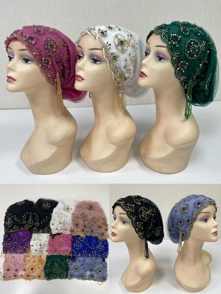 Chapeau de Soirée Brodé Femme