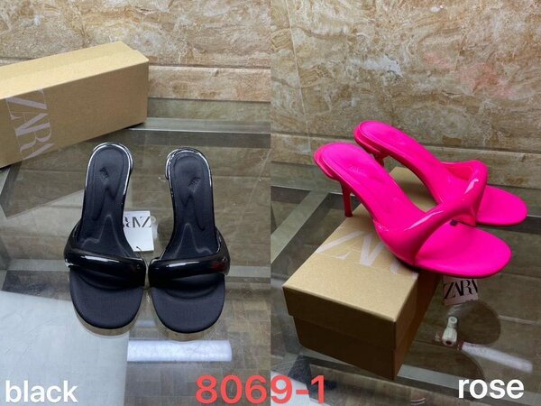 Zara slippers heel
