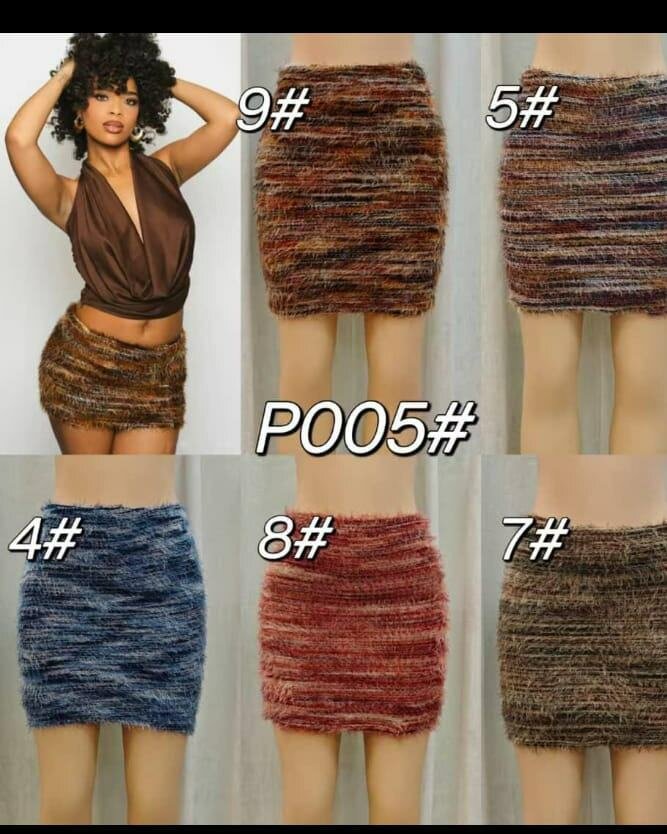 Jupe femme en tricot élégant