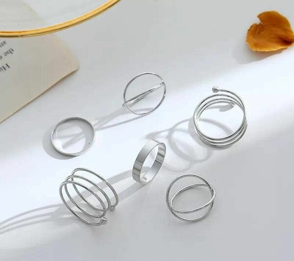 Hip hop ring set