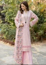 Womens lawn 3 pcs suit