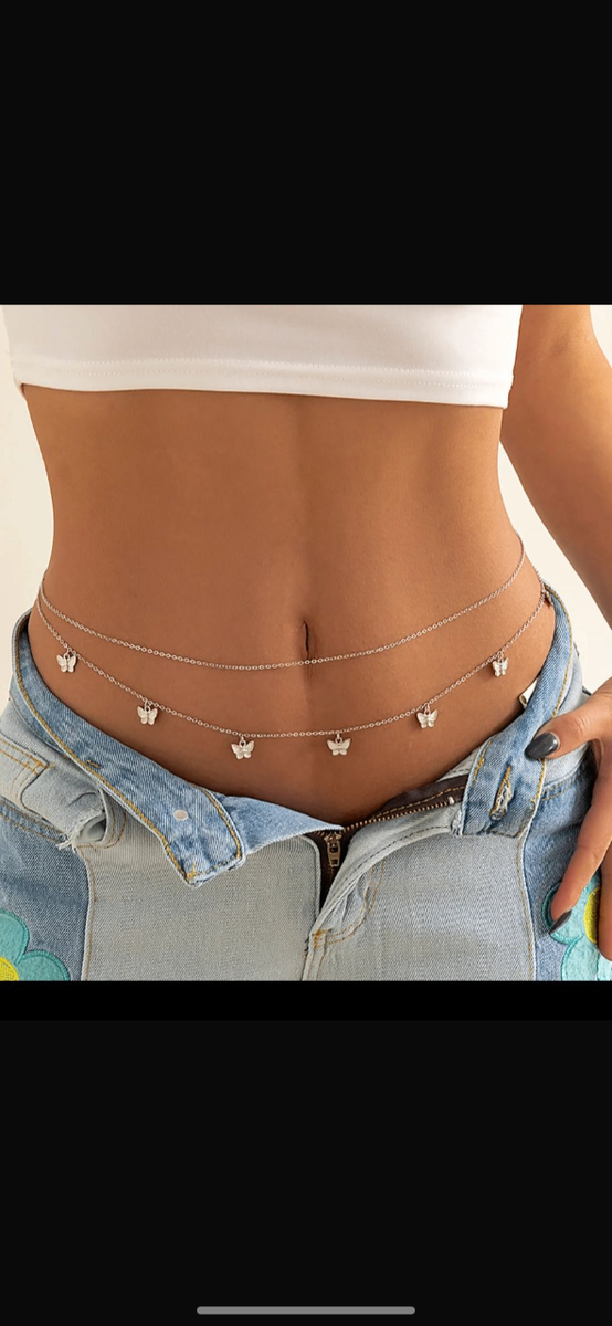 Chaîne de taille de corps papillon