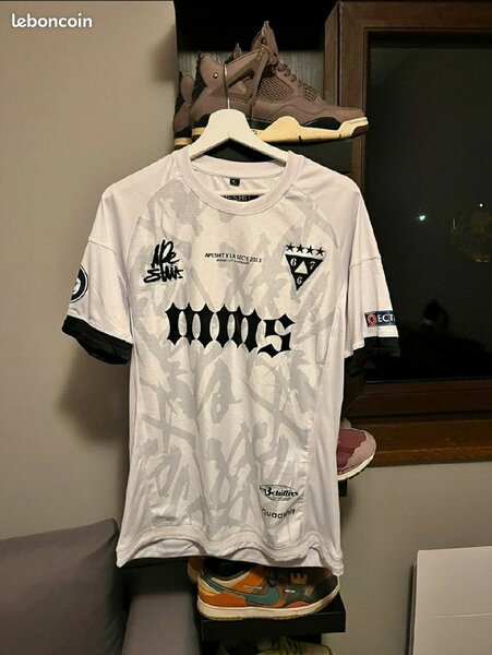 Maillot Blanc Graphique Homme
