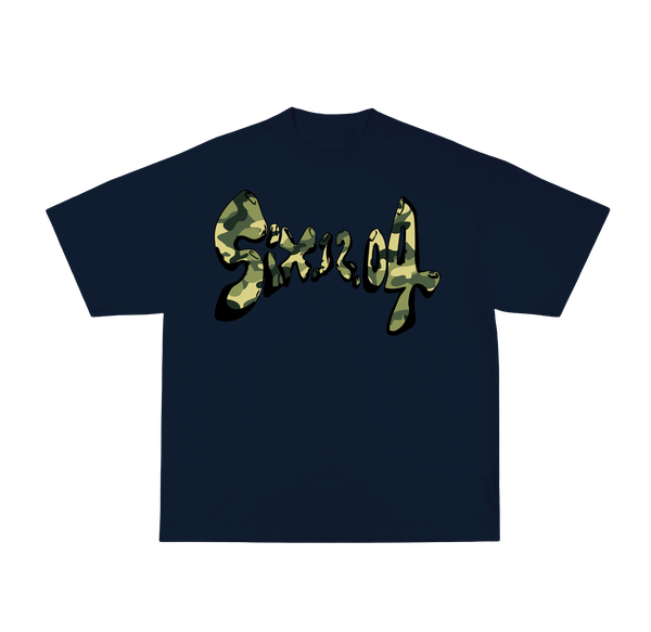 T-shirt camouflage graphique