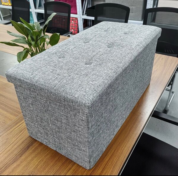 Banc de rangement pliable